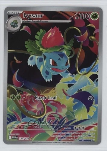 Ivysaur Illustration Rare Pokemon Mega Evolution MEG #134