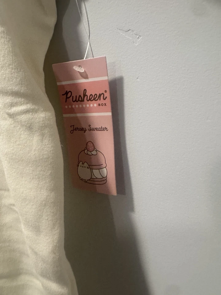 Suéter Jersey Pusheen Cuello Redondo Pullover Talla 3XL Macarons Edición Limitada Foto 3 de 4