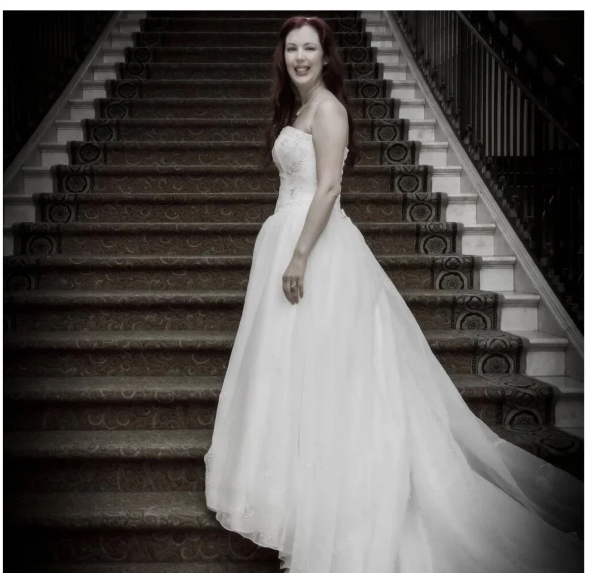 oleg cassini strapless lace trumpet wedding dress Oleg Cassini | Dresses | Oleg Cassini Scroll Lace Trumpet Wedding Dress