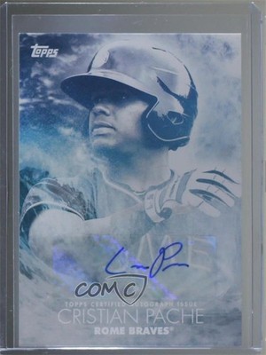 2018 Topps Pro Debut Splash of the Future Cristian Pache #SOF-CP Auto 3gr