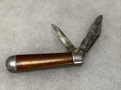 Hammer Brand Dual Blade Pocket Knife Colored Handle