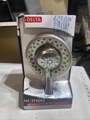 Delta 75486CSN In2ition 1.75 GPM 2-in-1 Multi Function Shower Head - Nickel READ