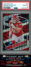 2024 SPECTRA GEORGE KARLAFTIS INTERSTELLAR #56 #D 51/60 PSA 10 POP 1 CHIEFS