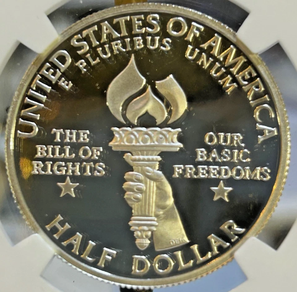 1993 James Madison Silver Half Dollar PF69 - Image 3 of 4