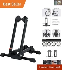 Foldable Aluminum Bicycle Stand for 20"-29" Bikes – Ultimate Storage Solution