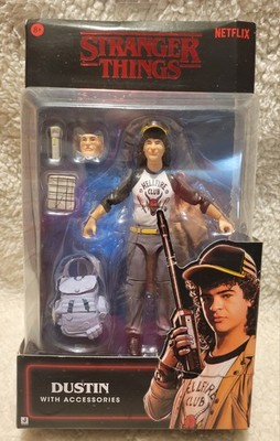 STRANGER THINGS DUSTIN 6'' ACTION FIGURE UPSIDE DOWN WITH ACCESSORIES BRAND NEW