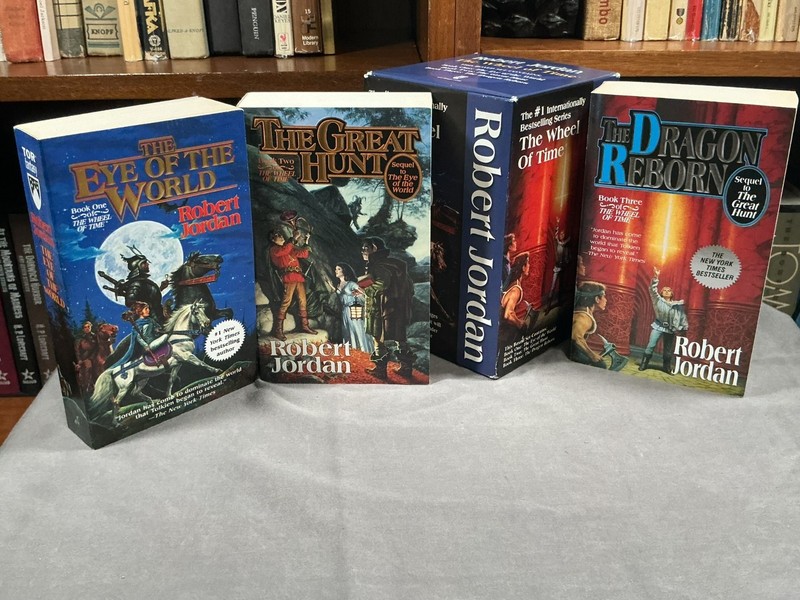 Wheel of Time Books 1-3 w/ Slipcase - Robert Jordan - Good Condition Box Set