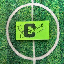 Erwin Sánchez Of Bolivia, Boavista & Benfica Signed Captain Armband wCOA