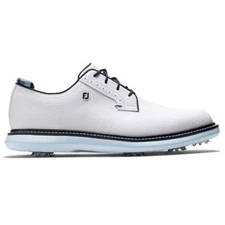 New FootJoy Golf Traditions Blucher Shoes White/Sky/Camo 09.0 M