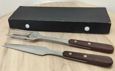 VTG WARCO CARVING KNIFE & MEAT FORK SET STAINLESS STEEL SCHWANS JAPAN