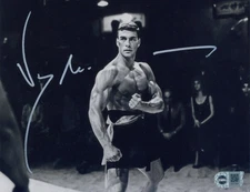 Jean Claude Van Damme Signed 8x10 Photo SWAU WITNESS BLOODSPORT