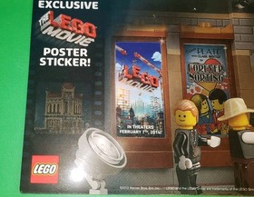 LEGO Sticker Promo for Palace Cinema 10232 The LEGO Movie Poster for Theater