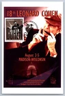 Canada 2019 Leonard Cohen FDC Maxi Card w/Pictorial Cancel
