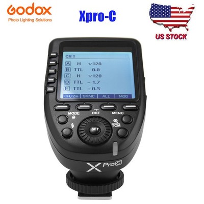 GODOX Xpro-C TTL Wireless Flash Trigger Compatible for Canon EOS Cameras 1/8000s