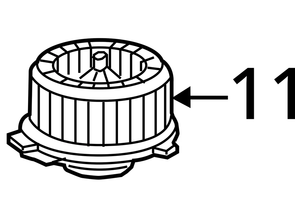 Motor soplador de climatización usado se adapta a: Chevrolet Spark 2014 grado A Foto 4 de 4