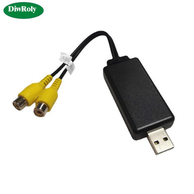USB to CVBS RCA Video Output Adapter Box Interface Connect to Monitor Display De