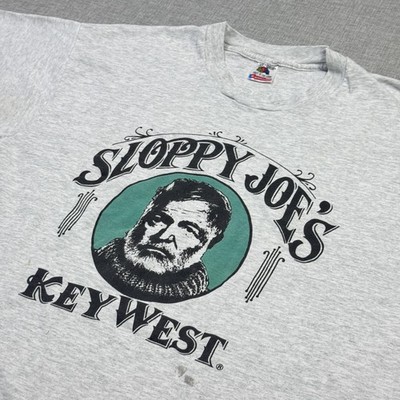 Vintage Fruit Of The Loom Sloppy Joe's Key West T-Shirt Mens XL