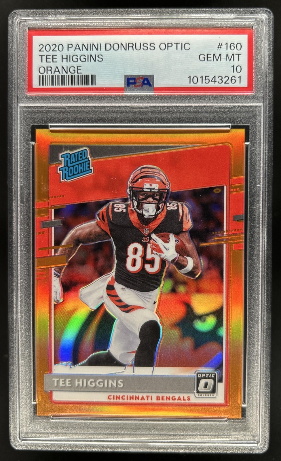 Tee Higgins Panini Donruss Optic #160 Orange