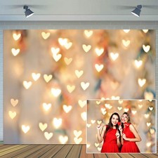 7x5ft Valentine's Day Backdrop Love Heart Bridal Shower Birthday Wedding Party