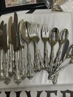37 Pc International Sterling Mademoiselle Pattern 1570g No Weight 630g Weighted