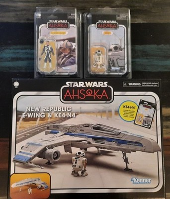 Star Wars Ahsoka New Republic E-Wing mit KE4-N4 & Lieutenant Callahan