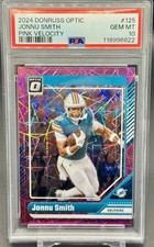 2024 Panini Optic Jonnu Smith Pink Velocity /80 PSA 10