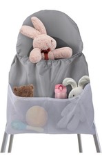 HANQ Gray Highchair Handy Pocket Pouch for IKEA Antilop