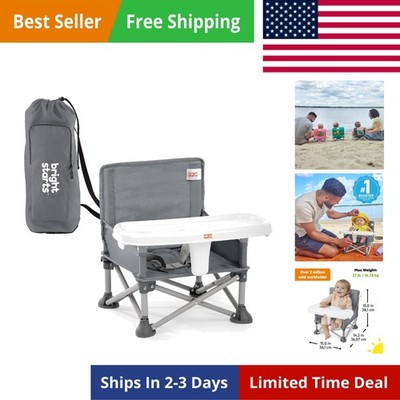 Pop 'N Sit Portable Booster, Indoor/Outdoor Use, Floor Seat with Feeding Tray...