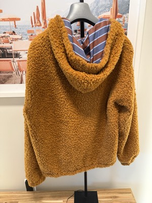 Marni Brown Teddy Jacket with Logo Drawstring | eBay