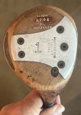 Vintage MacGregor Tommy Armour Driver Rec No 2768 Tourney Model Oil Hardened RH
