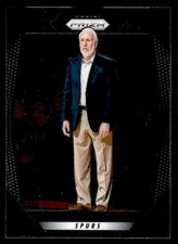 Gregg Popovich 2017-18 Panini Prizm #300 San Antonio Spurs ESE