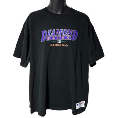 Vintage Arizona Diamondbacks Majestic MLB Baseball T Shirt Y2K 2XL Black