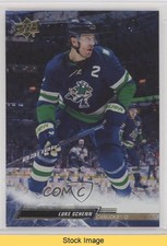 2022 Upper Deck Extended Series Speckled Rainbow Foil Luke Schenn #639 READ 0x2e