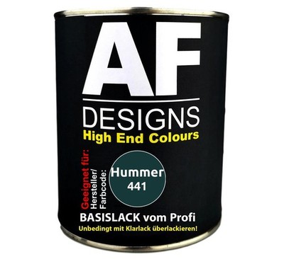 1L Autolack für Hummer 441 Verde Regata Perol.  Autolack Spritzfertig