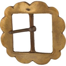 New Brass Hippie Minimalist Retro Boho Hippy Cool 70s NOS Vintage Belt Buckle