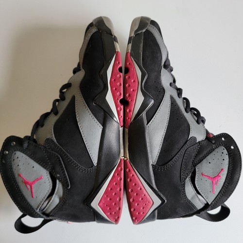 Nike Air Jordan 7 VII Retro GG Sport Fuchsia Black Size 5Y 442960-008 2015 - Picture 11 of 13