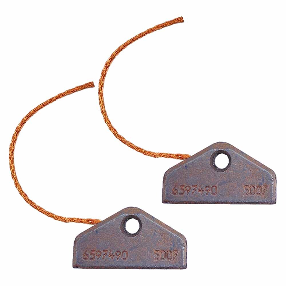 Vhbw 2x Kohlebürsten Kompatibel Mit Miele T515 Trockner - Motorkohle 30x16x4mm Mit Feder