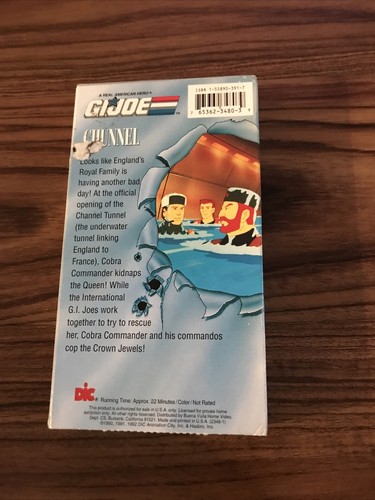 G.I. JOE CHUNNEL (VHS) Rare Tape - Picture 4 of 9