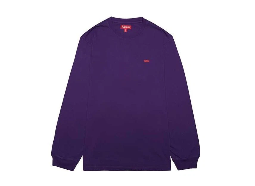 Tee shirt violet Supreme petite boîte L S