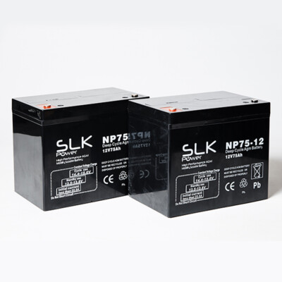 MOBILITÄTSROLLER BATTERIEN 2 12V 75AH MOBILITÄTSBATTERIEN UPGRADE 70ah 72Ah 73Ah
