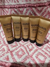 5×AHAVA 24K Gold Mineral Mud Mask 0.51 fl oz NEW sealed Vegan product