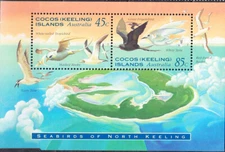 W COCOS ISLANDS 301a SEABIRDS