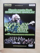 Les Holroyd "Barclay James Harvest" autograph signed 10x15 cm flyer