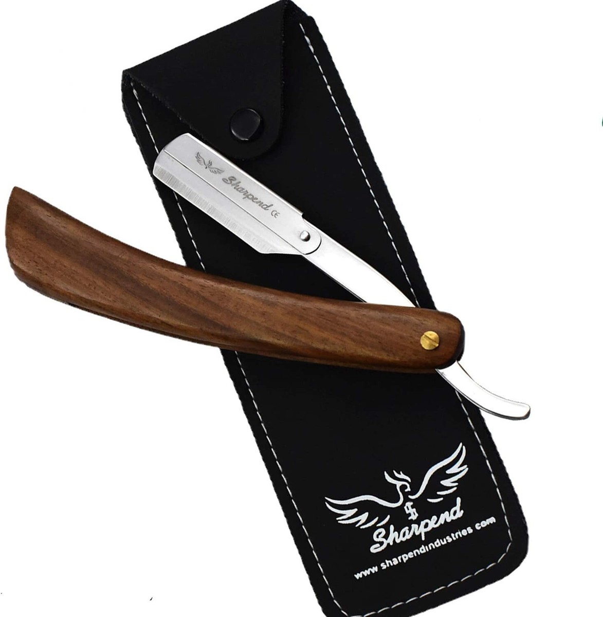 BARBER SALON STRAIGHT CUT THROAT SHAVING RAZOR SHAVE RASOIRS RASOI +100 BLADES - Foto 8