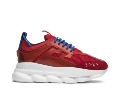 2018 Versace Chain Reaction 'Red Cherry  sneakers, size 10