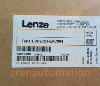 EVF9324-EVV004 LENZE Inverter EVF9324EVV004 Expedited Shipping DHL/FedEx/UPS
