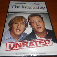 The Internship DVD Unrated, Widescreen, 2013 NEW Vince Vaughn