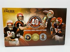 Album Only Cincinnati Bengals 40th Anniversary Medallion Display NFL Football