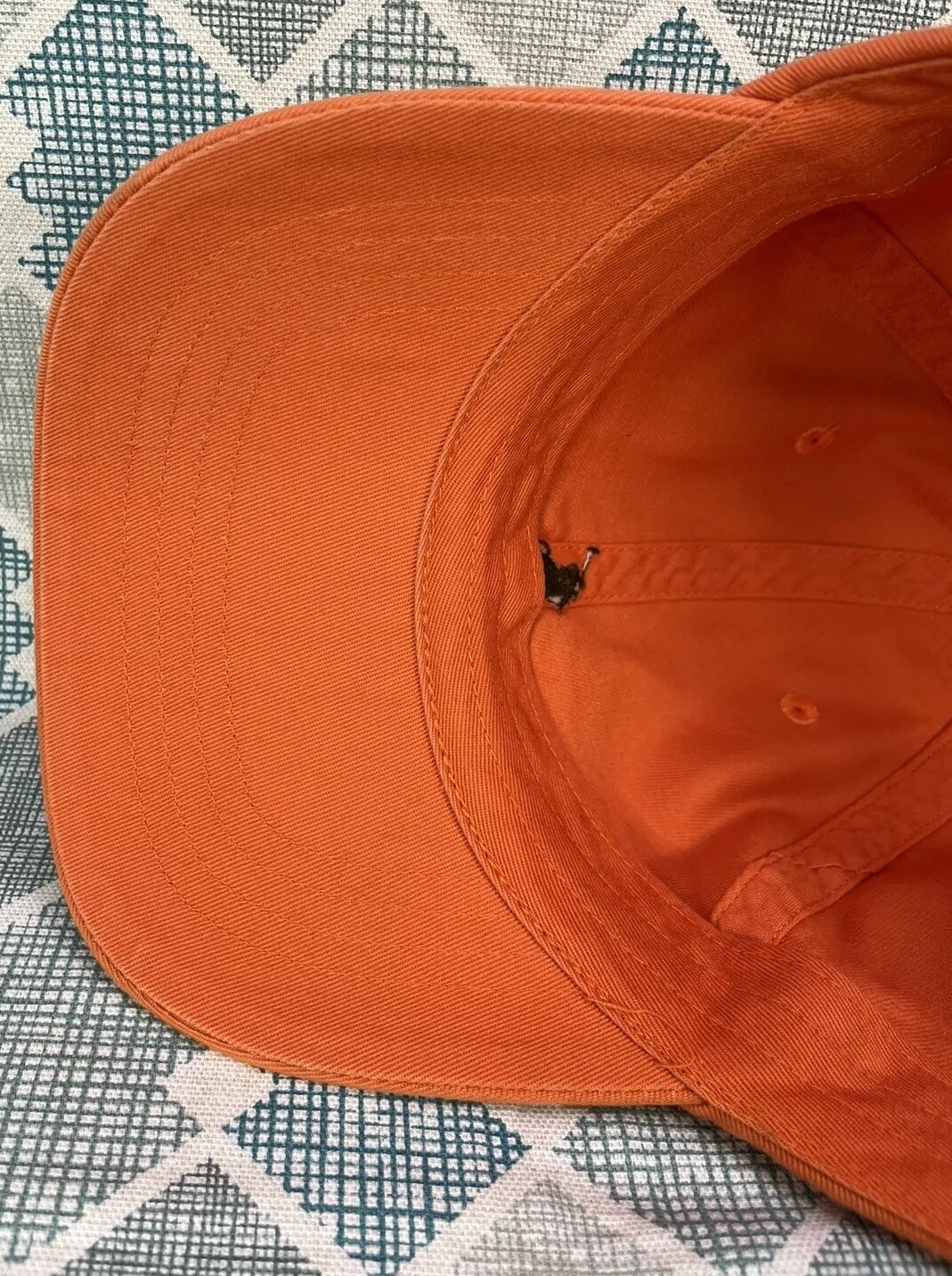 Polo Ralph Lauren Cappello Strapback Pony Arancione Regolabile