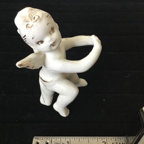 Vintage Holt Howard Angel Candle Stick Hugger Climbers